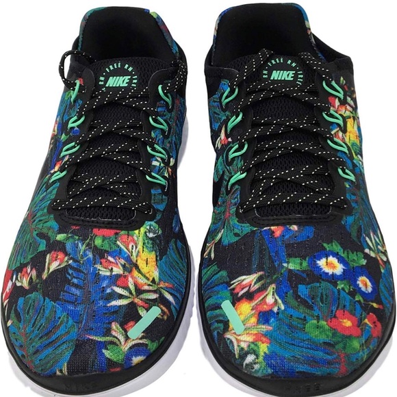 floral print nike free runs